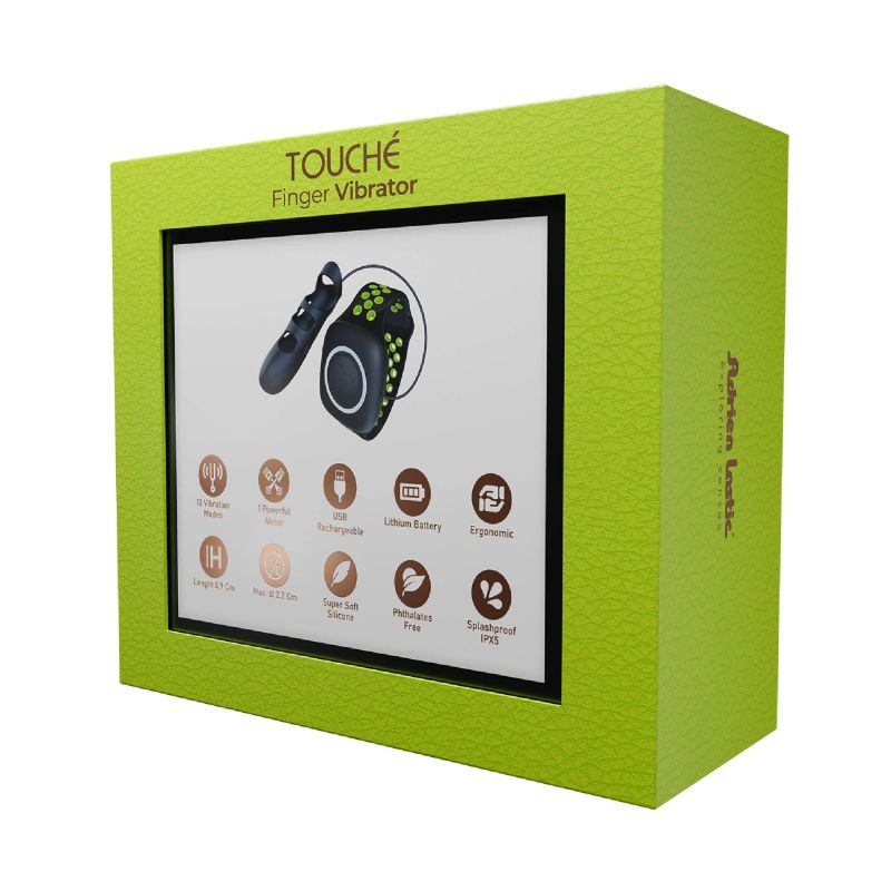 Вібронасадка на палець з браслетом Adrien Lastic чорно-сірий, розмір L вид 9