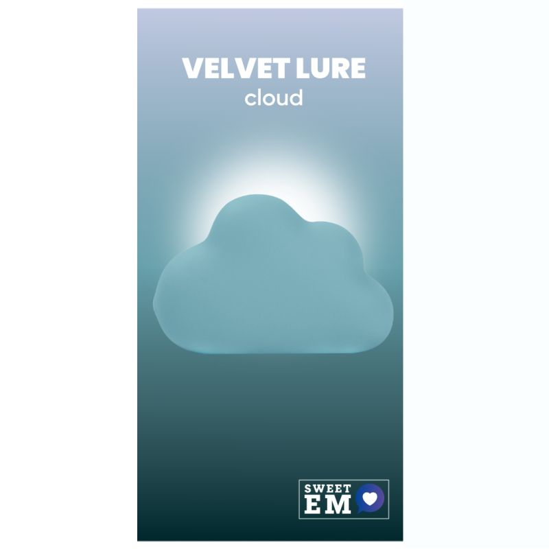 Вибростимулятор облако Sweet Em для клитора, голубой, 8.3 х 5.5 см вид 8