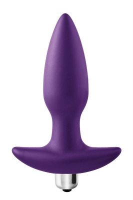 Вибрирующая анальная пробка Dream Toys Flirts, фиолетовая