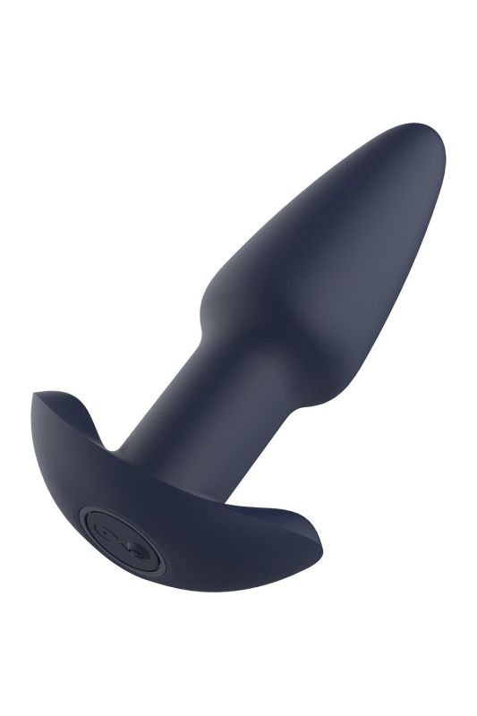 Вібруюча анальна пробка Dream Toys Startroopers Pluto з пультом керування, чорна вид 6