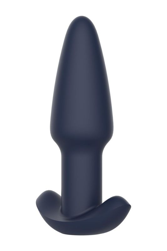 Вибрирующая анальная пробка Dream Toys Startroopers Pluto с пультом управления, черная вид 4