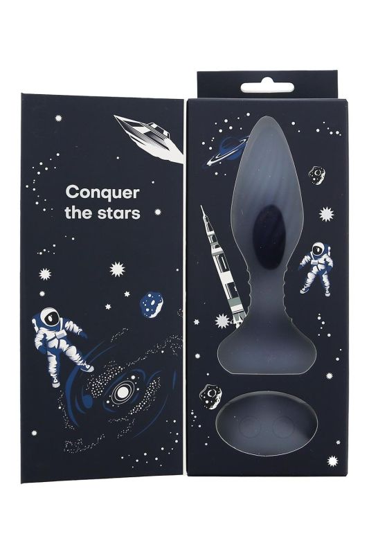 Вібруюча анальна пробка Dream Toys Startroopers Triton з пультом керування, чорна вид 11