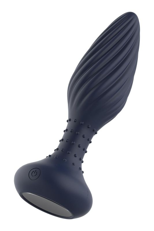 Вібруюча анальна пробка Dream Toys Startroopers Triton з пультом керування, чорна вид 4