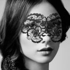 Виниловая маска Anna от Bijoux Indiscrets, черная вид 2