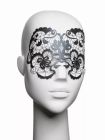 Виниловая маска Anna от Bijoux Indiscrets, черная вид 4