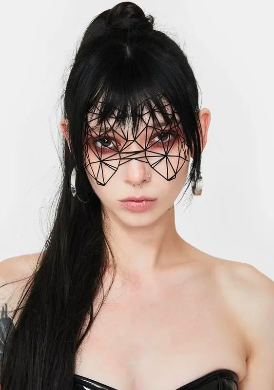 Виниловая маска на наклейках Bijoux Indiscrets вид 4