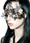 Виниловая маска SYBILLE от Bijoux Indiscrets, черная вид 6