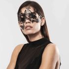 Виниловая маска SYBILLE от Bijoux Indiscrets, черная вид 4