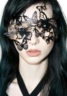 Виниловая маска SYBILLE от Bijoux Indiscrets, черная вид 5