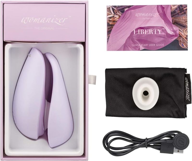 Womanizer - безконтактний стимулятор клітора Womanizer Liberty, Lilac вид 7