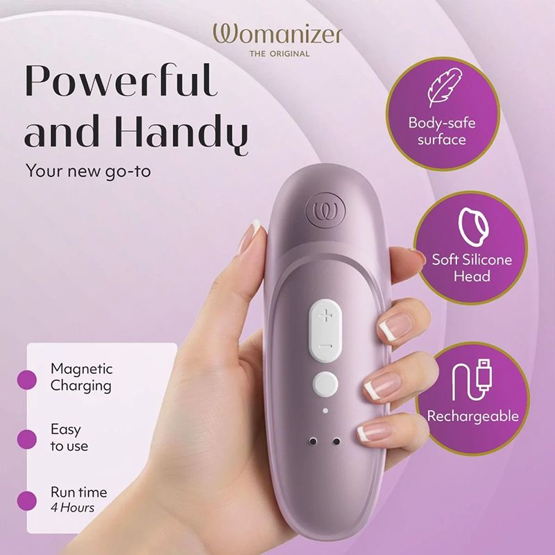 Вакуумний кліторальний стимулятор Womanizer PRO Pleasure Air Pro, Lilac вид 5