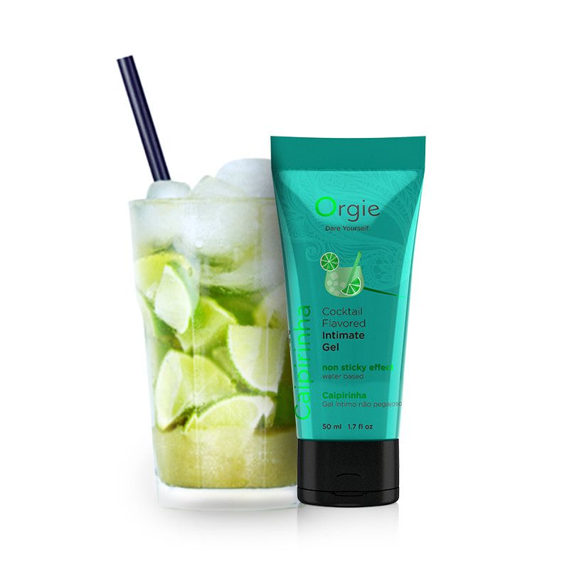 Съедобный лубрикант коктейль Кайпринья Orgie Cocktail Flavored на водной основе, 50 мл вид 2