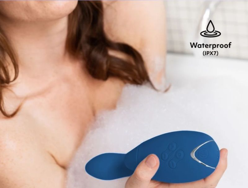 Инновационный бесконтактный вибратор-стимулятор Womanizer Duo 2 Blueberry вид 7