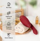 Інноваційний безконтактний вібратор-стимулятор Womanizer Duo 2 Bordeaux вид 7