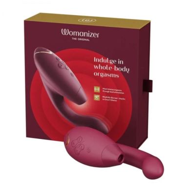 Инновационный бесконтактный вибрато-стимулятор Womanizer Duo 2 Bordeaux