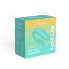 Інноваційний смарт-вібратор для пар Sync Lite We-Vibe, силіконовий, м'ятний вид 14