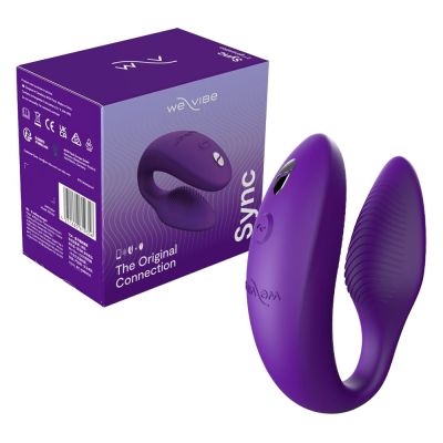 Інноваційний смарт-вібратор We Vibe Sync 2 Purple для пари, фіолетовий