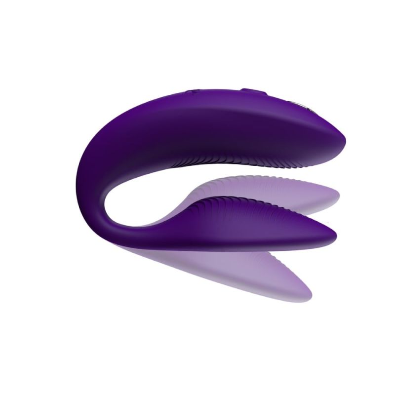 Інноваційний смарт-вібратор We Vibe Sync 2 Purple для пари, фіолетовий вид 5