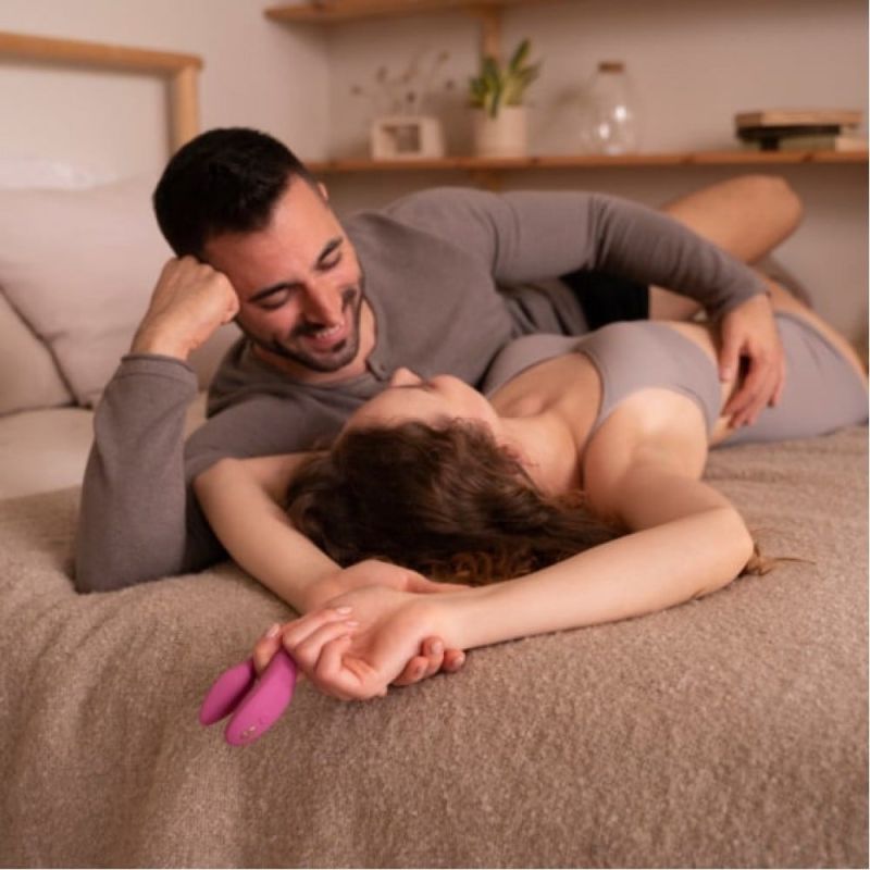 Інноваційний смарт вібратор We Vibe Sync 2 Rose для пари, рожевий вид 6