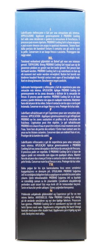 Интимный гель HOT PRORINO Intimate Strong с охлаждающим эффектом, 100 мл вид 7