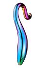 Выгнутый стеклянный фаллоимитатор Dream Toys Glamour Glass, разноцветный вид 4
