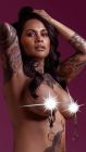 Затискачі-метелики з кільцем Taboom Nipple Play Butterfly Clamps With Ring, сріблясті вид 3