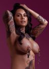 Затискачі-метелики з кільцем Taboom Nipple Play Butterfly Clamps With Ring, сріблясті вид 5
