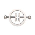 Затискачі для сосків Chisa Sins Inquisition Teeth Bite Nipple Clamps, сріблясті вид 6