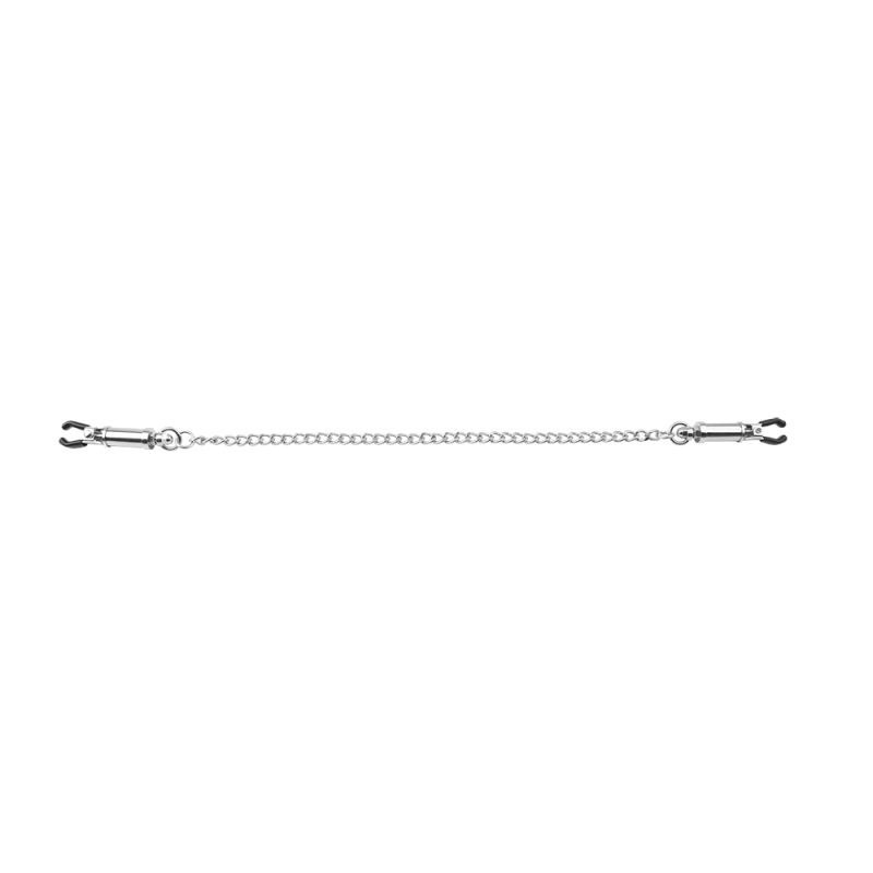 Зажимы на соски на цепочке Chisa Sins Iquisition металл, серебристый вид 6