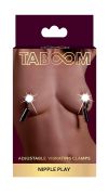 Затискачі на соски Taboom Nipple Play Adjustable Vibrating Clamps з вібрацією