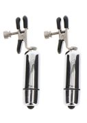 Затискачі на соски Taboom Nipple Play Adjustable Vibrating Clamps з вібрацією