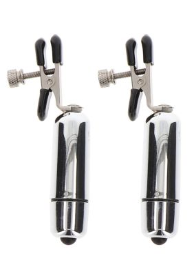 Затискачі на соски Taboom Nipple Play Adjustable Vibrating Clamps з вібрацією