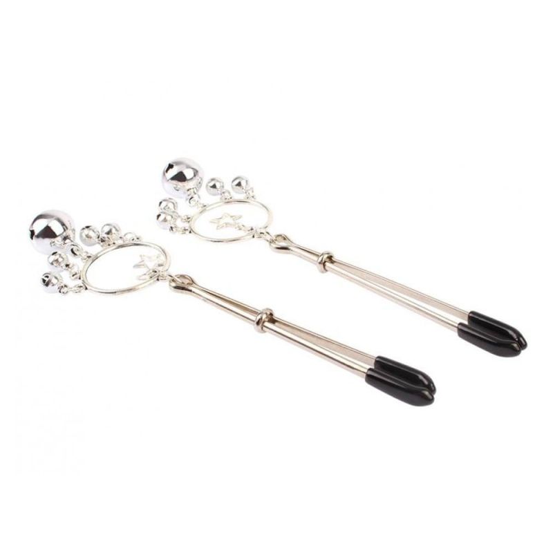 Затискачі на соски CHISA Senuelo Lure Catcher Nipple Clamps з намистинами вид 5
