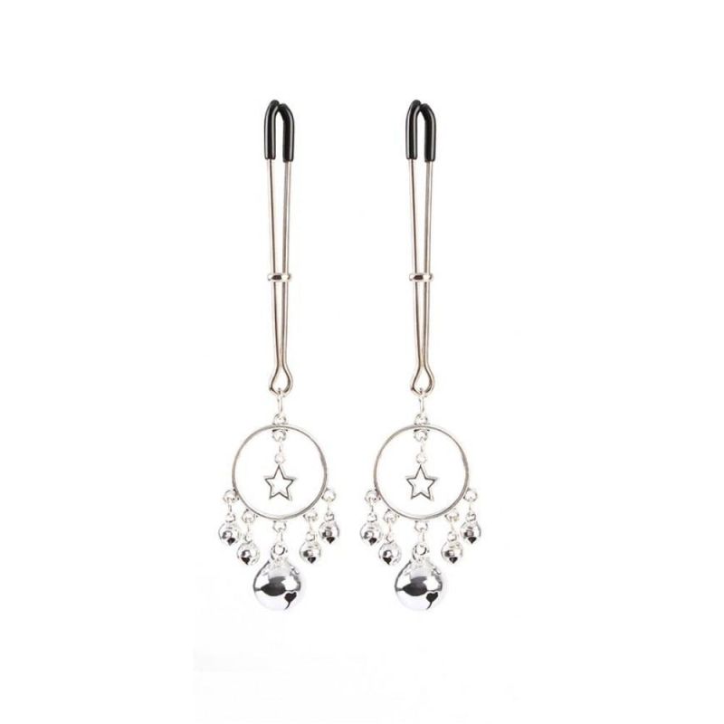 Затискачі на соски CHISA Senuelo Lure Catcher Nipple Clamps з намистинами вид 3