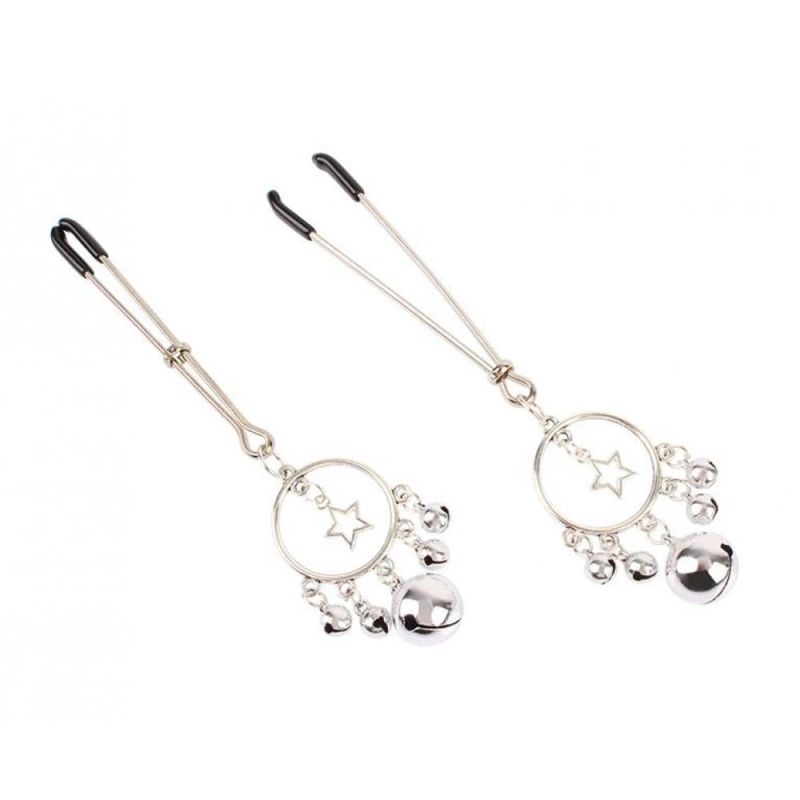 Затискачі на соски CHISA Senuelo Lure Catcher Nipple Clamps з намистинами вид 4