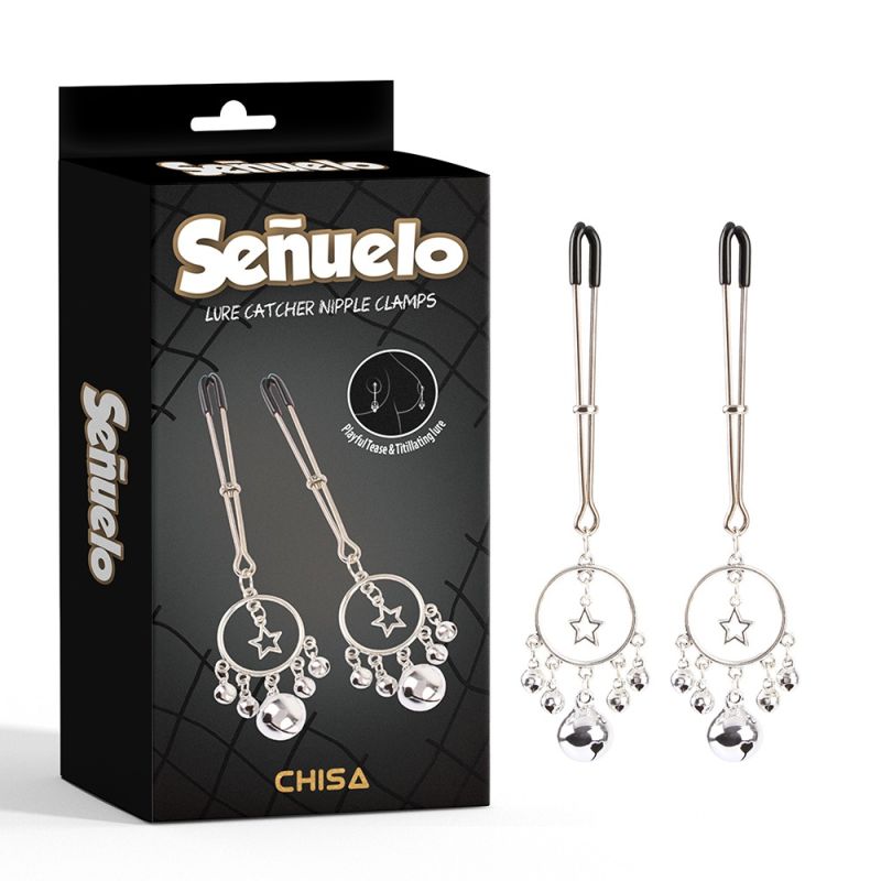 Зажимы на соски CHISA Senuelo Lure Catcher Nipple Clamps с бусинами вид 2