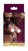 Зажимы на соски Taboom Nipple Play Jewel Tweezer в виде пинцета с подвесками