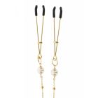 Зажимы на соски Taboom Nipple Play с цепочкой, золотые вид 8