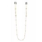 Зажимы на соски Taboom Nipple Play с цепочкой, золотые вид 6