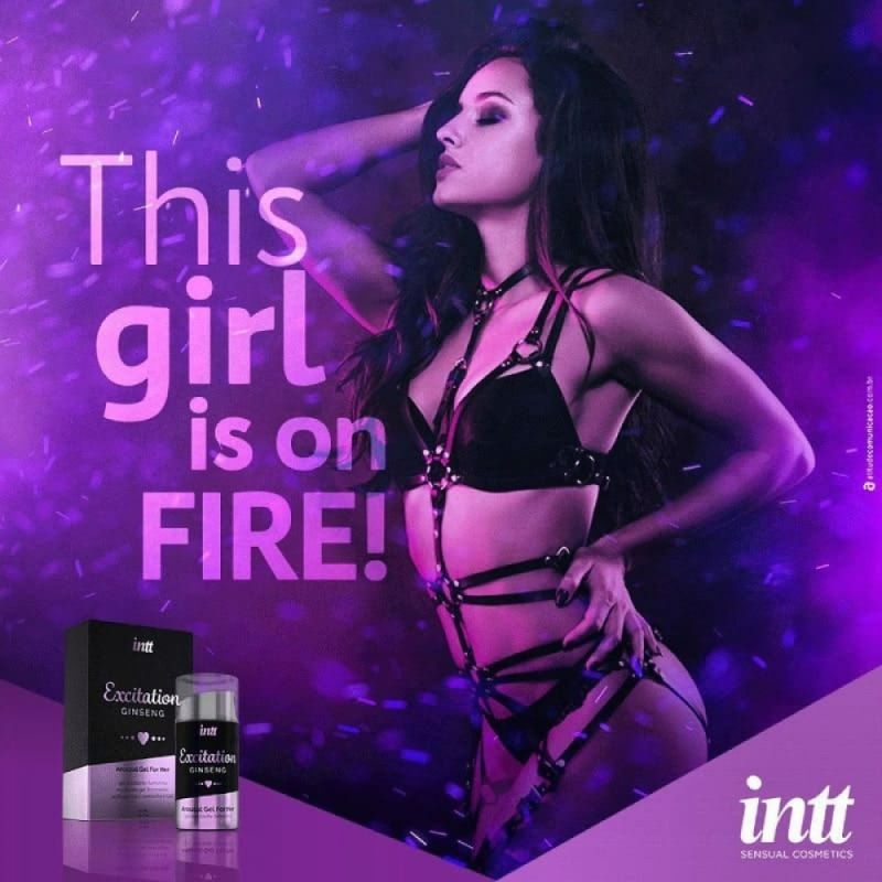 Возбуждающий гель с эффектом вибрации Intt Excitation, 15 мл вид 8