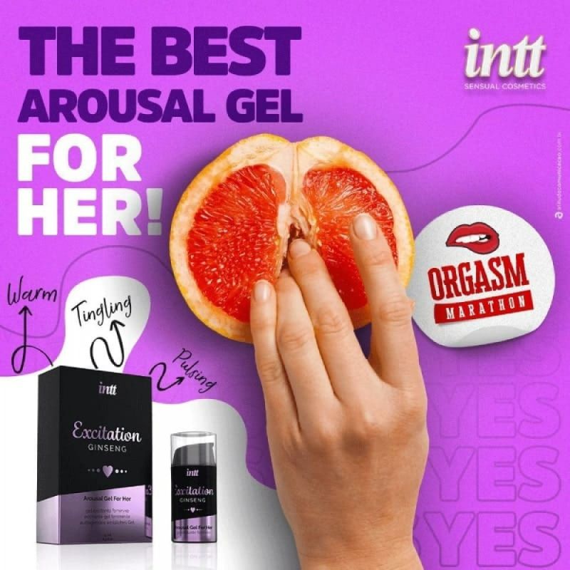 Возбуждающий гель с эффектом вибрации Intt Excitation, 15 мл вид 5