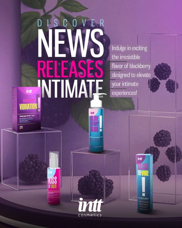 Жидкий вибратор Intt Vibration Blackberry с ароматом ежевики, 15 мл вид 8