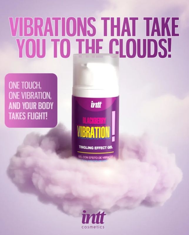 Жидкий вибратор Intt Vibration Blackberry с ароматом ежевики, 15 мл вид 3