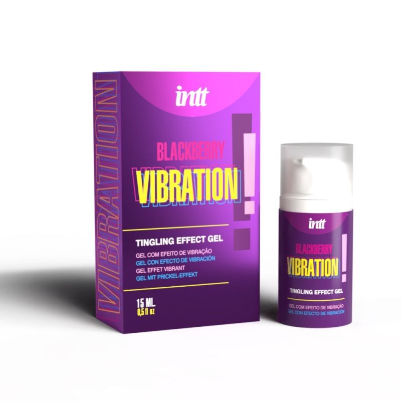 Рідкий вібратор Intt Vibration Blackberry з ароматом ожини, 15 мл вид 2
