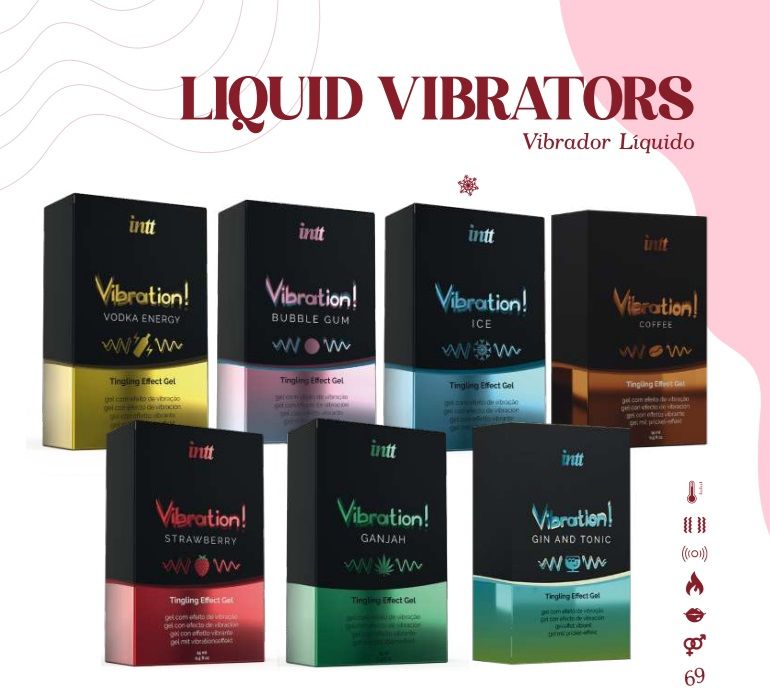Жидкий вибратор Intt Vibration Bubble Gum со вкусом жевательной резинки, 15 мл вид 9
