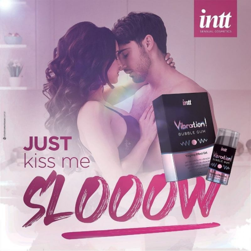 Жидкий вибратор Intt Vibration Bubble Gum со вкусом жевательной резинки, 15 мл вид 10