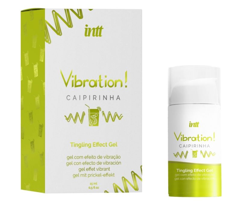 Жидкий вибратор Intt Vibration! Tingling Caipirinha со вкусом коктейля, 15 мл вид 2