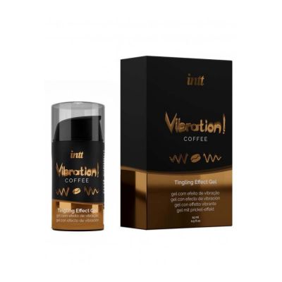Жидкий вибратор Intt Vibration Coffee со вкусом кофе, 15 мл