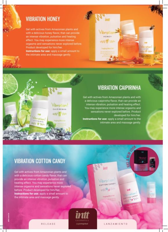 Жидкий вибратор INTT Vibration Cotton Candy со вкусом сладкой ваты, 15 мл вид 4