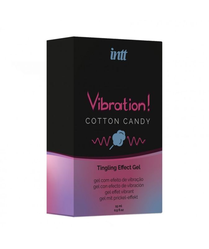 Жидкий вибратор INTT Vibration Cotton Candy со вкусом сладкой ваты, 15 мл вид 10